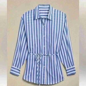 Classic Striped Button-Down Shirt for Men